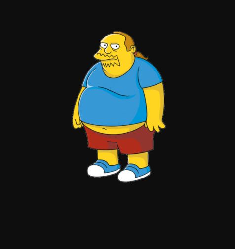 Comic Book Guy from The Simpsons.