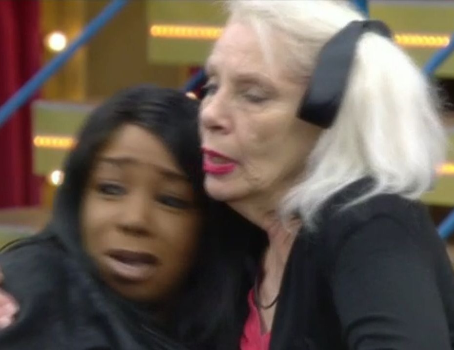 Angie Bowie telling Tiffany Pollard that David Bowie is dead on Celebrity Big Brother.
