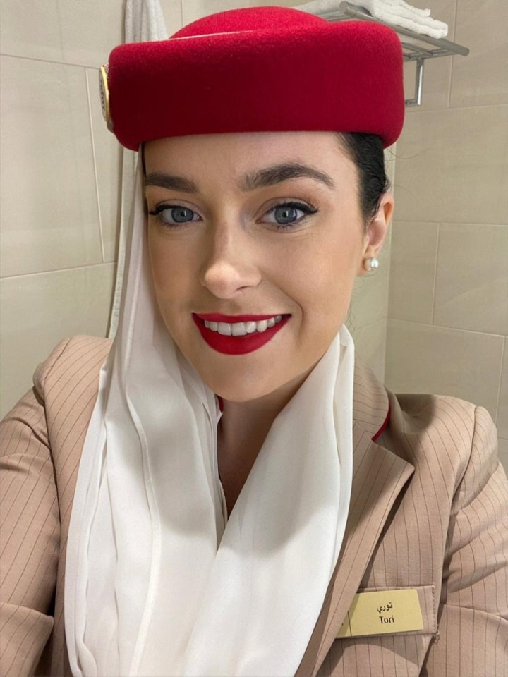 Photo of Tori Towey, an Irish woman, upon her return to Ireland.