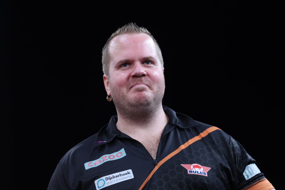 Dirk van Duijvenbode at the PDC World Darts Championship.