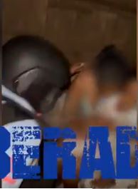 Armed police officers recover a kidnapped family.