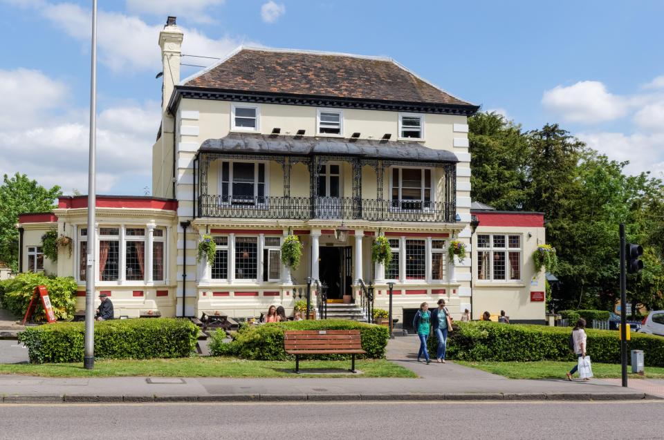 The Toby Carvery restaurant in Snaresbrook, London.