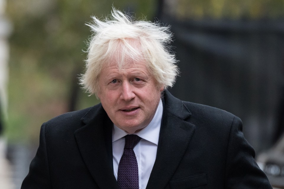 Photo of Boris Johnson.