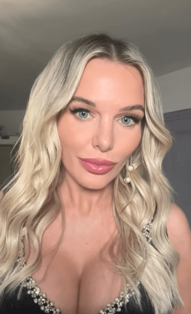 Helen Flanagan in a close-up shot.
