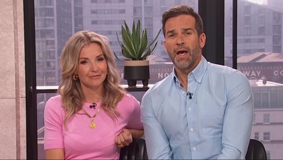 Two presenters on a BBC daytime show.