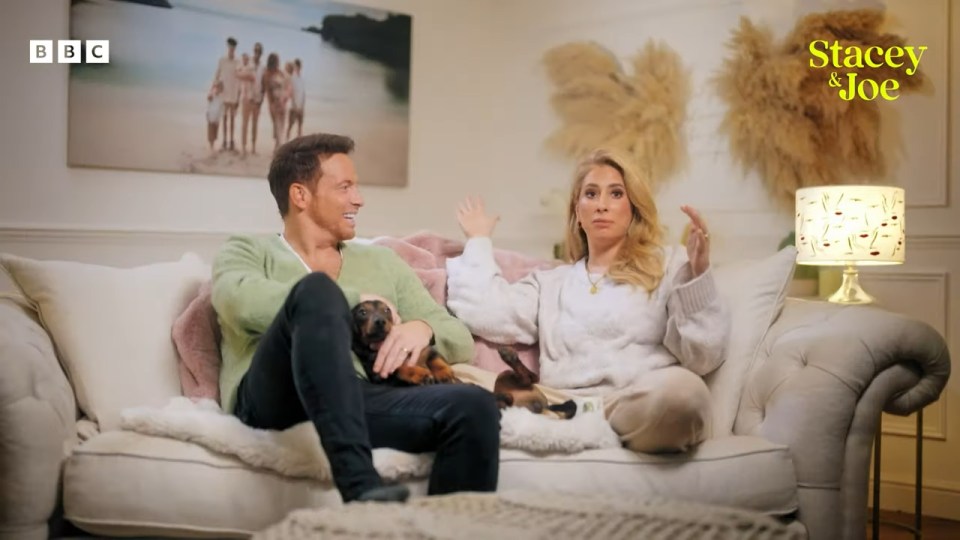 Stacey and Joe on their BBC show.