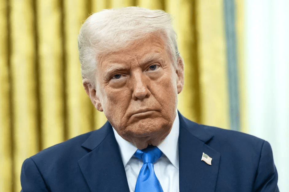 Portrait of Donald Trump.