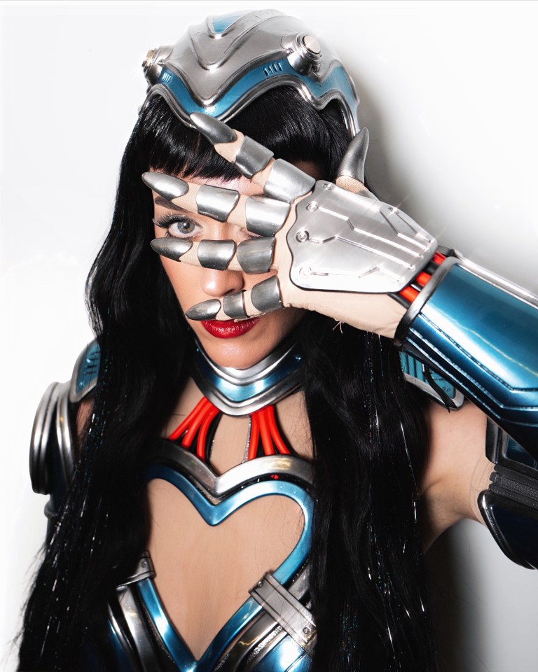 Katy Perry in a Star Wars-inspired costume.