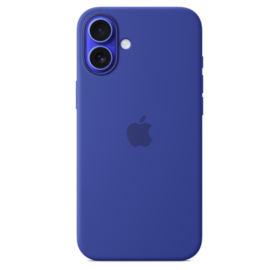 Blue iPhone case.