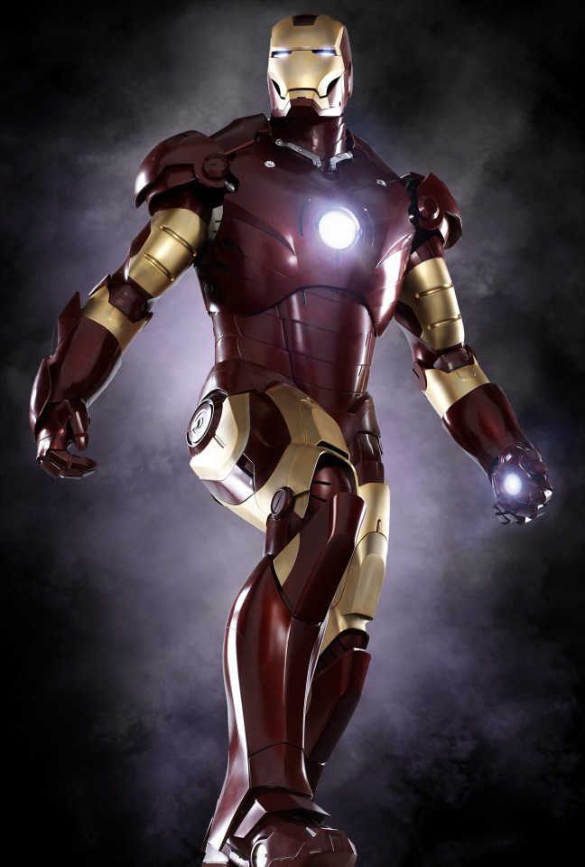 Iron Man in his suit.