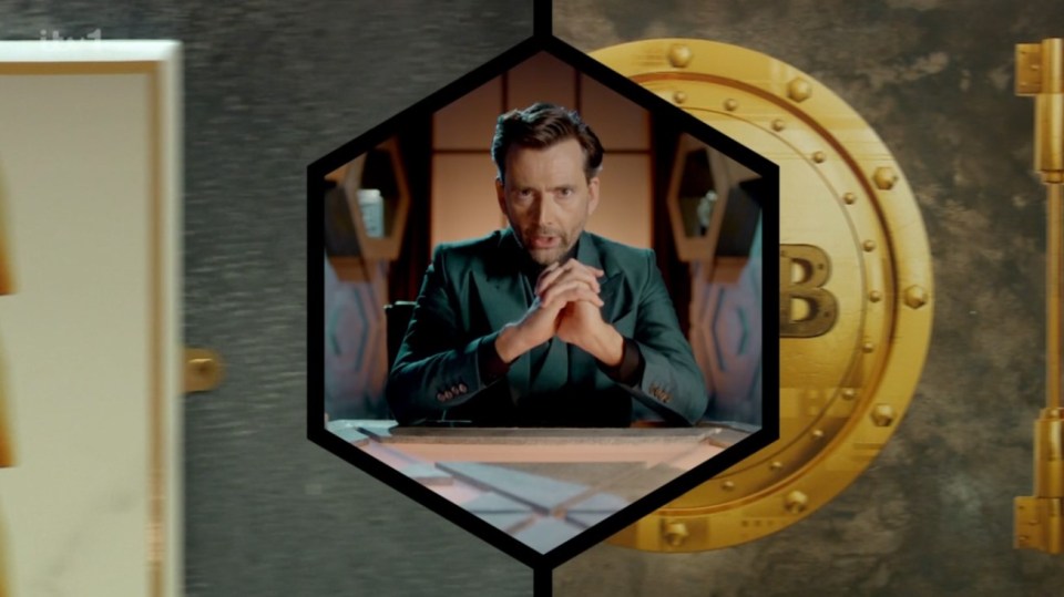 David Tennant hosting the game show Genius Game.