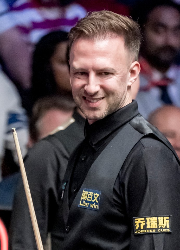 Judd Trump at the World Snooker Championship.