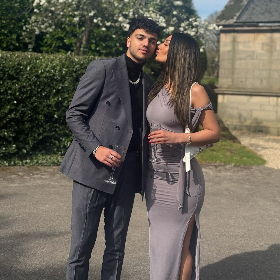 Junior Andre and Jasmine Orr at an event.