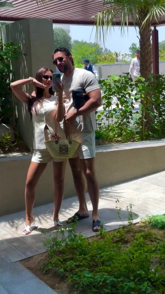 Kady McDermott and Henry Simmons on holiday in Dubai and the Maldives.