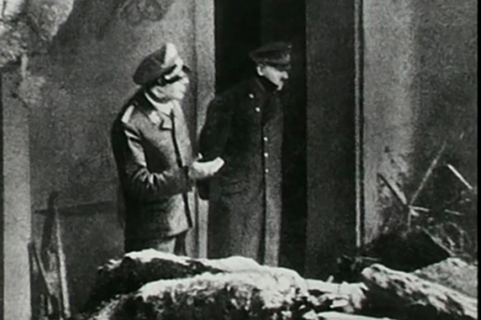 Photograph of Adolf Hitler shortly before his death.