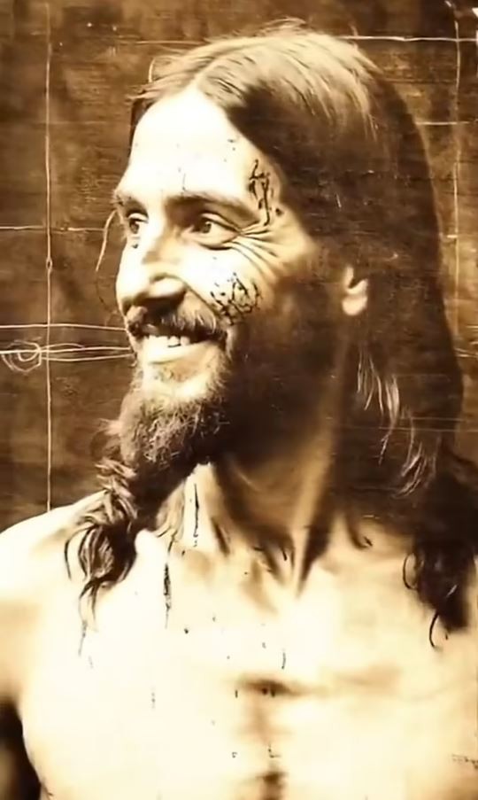 ESUS UNSHROUDED 'True face of Jesus Christ' is revealed in incredibly lifelike VIDEO based on imprint from Turin Shroud, , http://www.dailymail.co.uk/sciencetech/article-14585261/jesus-face-revealed-shroud-turin-resurrection-markings.html
