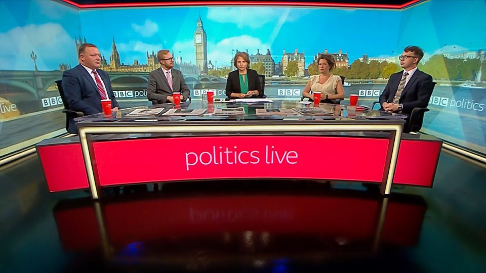 BBC Politics Live panel discussion.