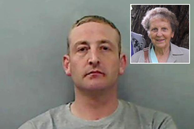 An image collage containing 2 images, Image 1 shows Mugshot of Gareth Dack, Image 2 shows Portrait of a smiling older woman wearing a light beige jacket