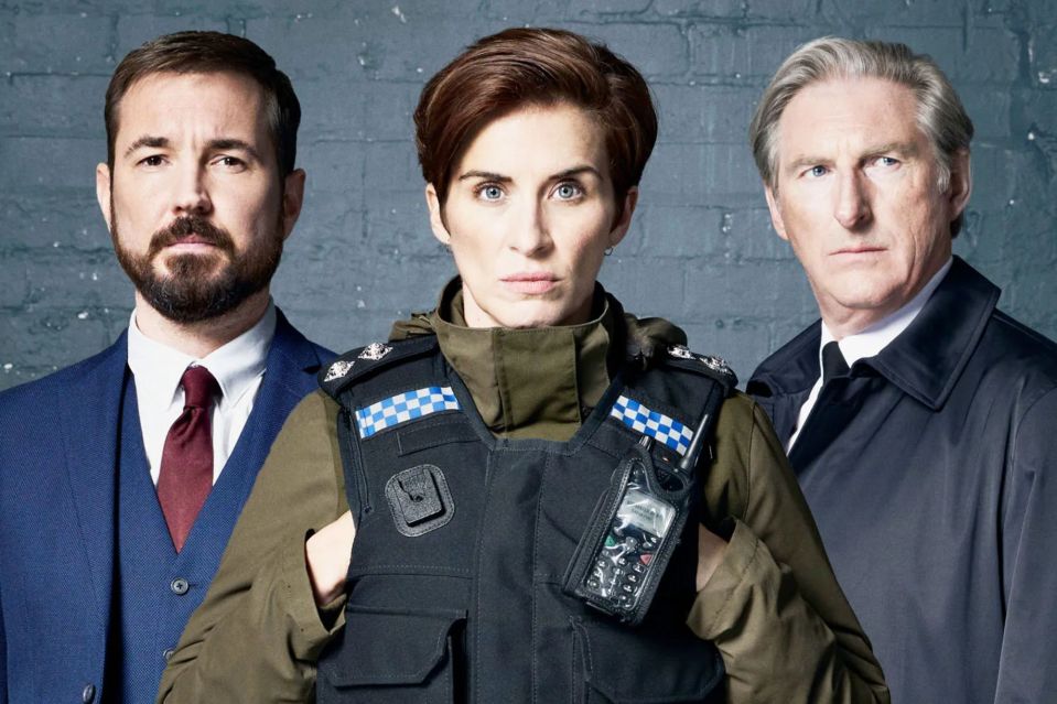 An image collage containing 1 images, Image 1 shows Line of Duty promotional image