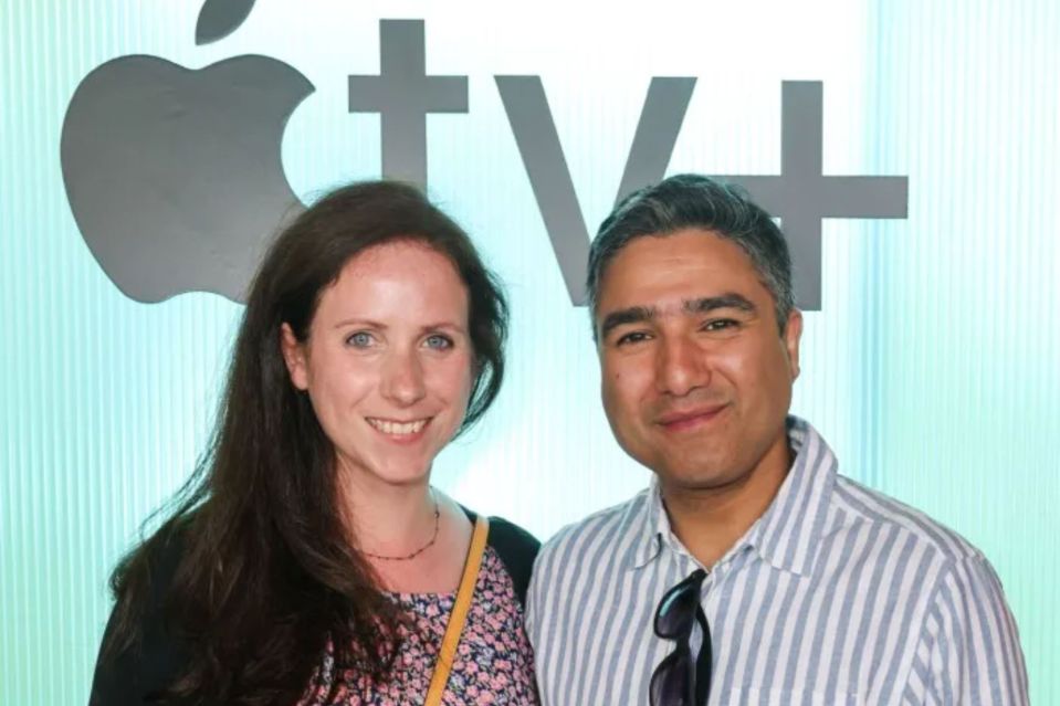An image collage containing 1 images, Image 1 shows Becka and Nick Mohammed at the Apple TV+ BAFTA TV Brunch