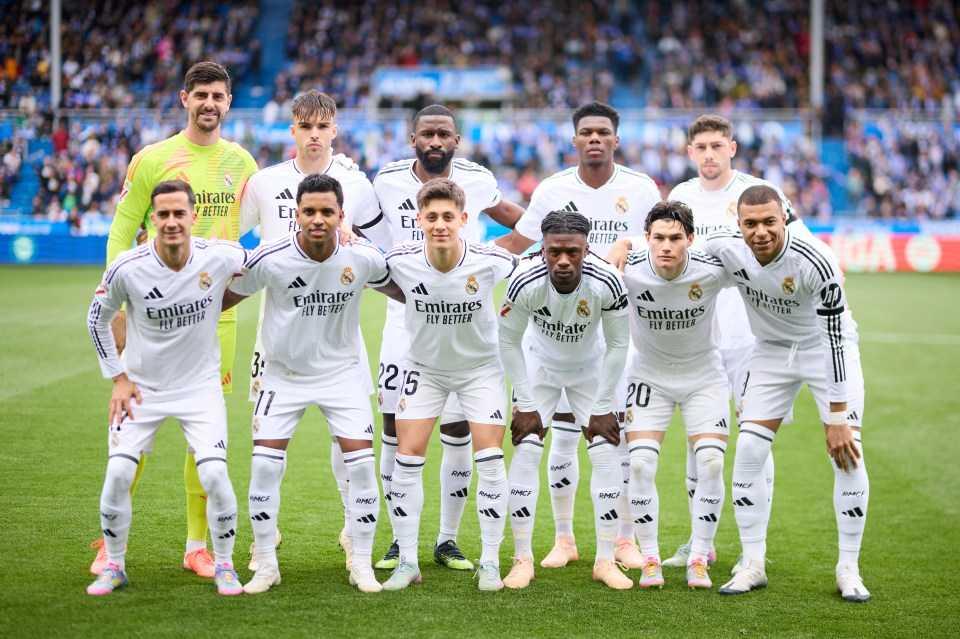 Real Madrid CF team photo.