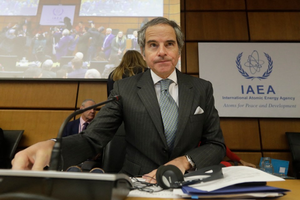 Rafael Grossi, IAEA Director General, at a meeting.