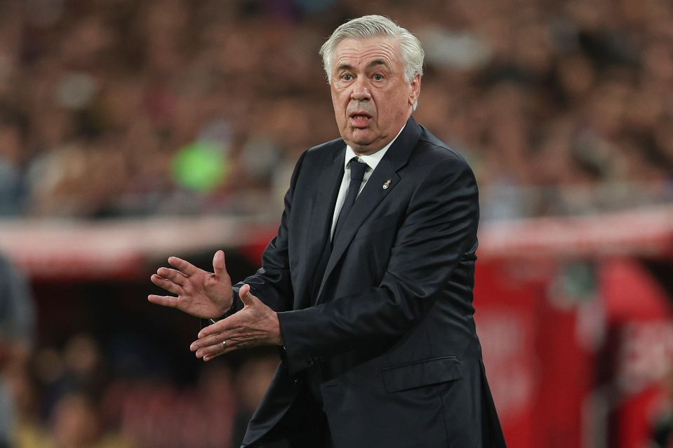 Carlo Ancelotti, Real Madrid head coach.