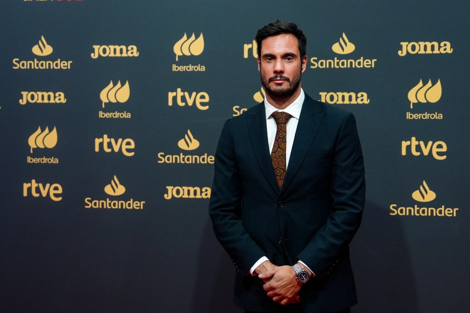 Rodrigo Germade at the XIX Gala of the Spanish Olympic Committee.