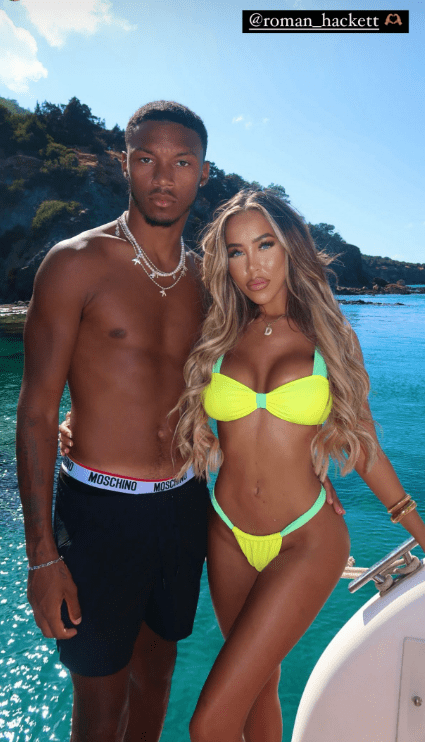 Roman Hackett and Dani Imbert in Cyprus.