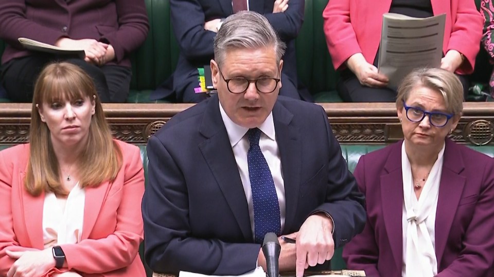 Sir Keir Starmer speaking at Prime Minister's Questions.