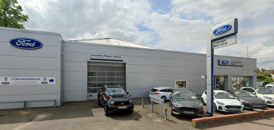 TC Harrison Ford garage in St Neots.