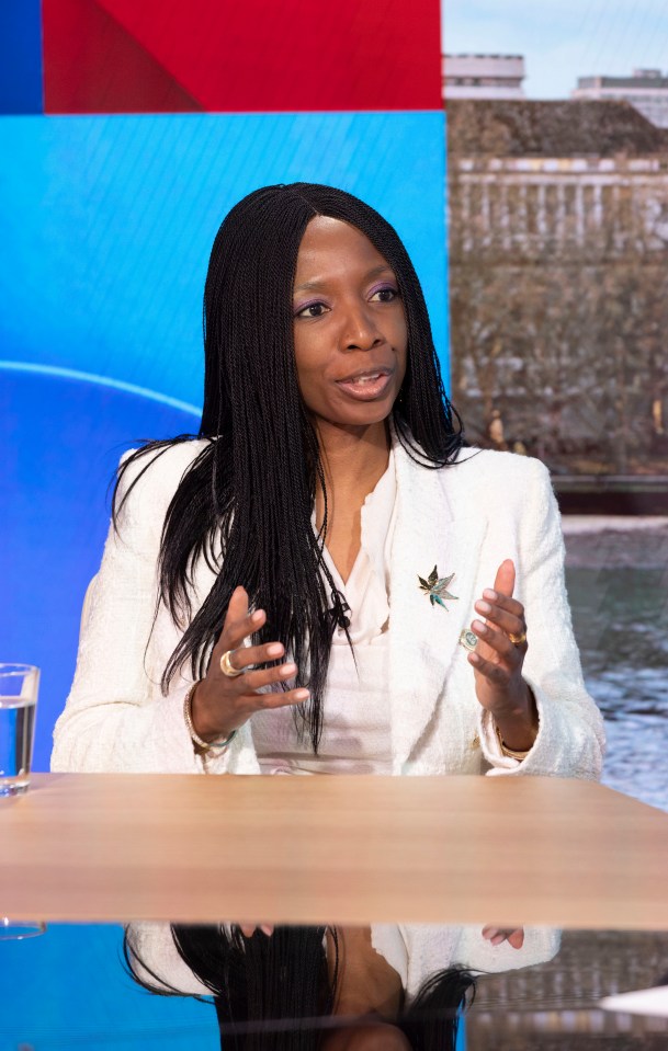 Sophie Chandauka, chairwoman of the Sentebale board, on Sky News.
