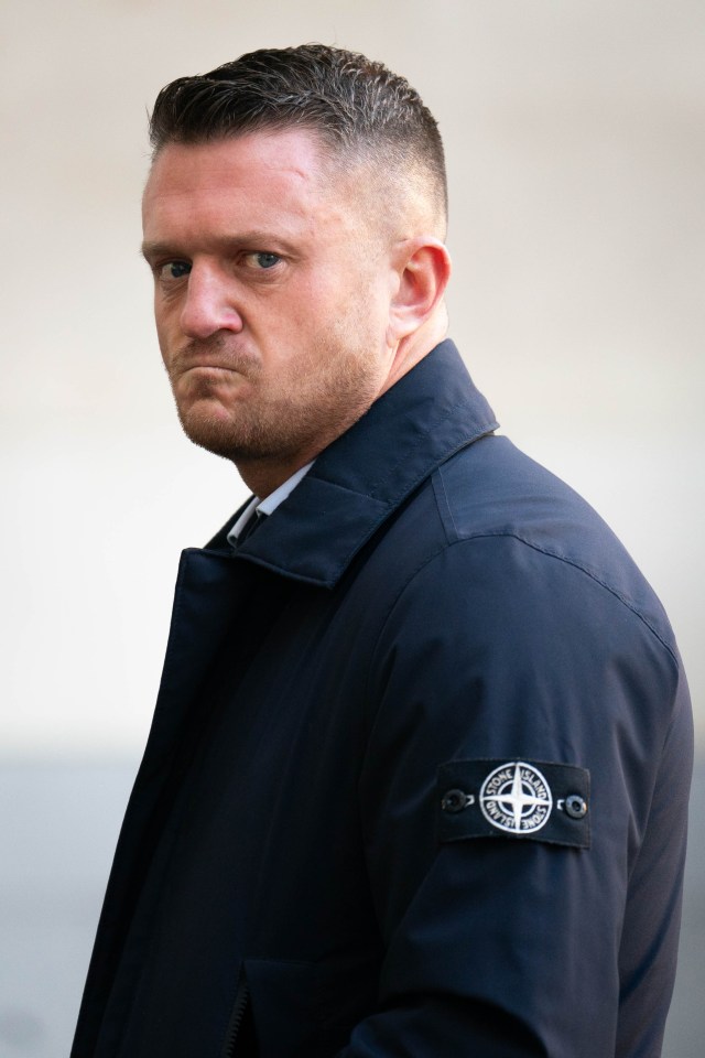 Stephen Yaxley-Lennon (Tommy Robinson) arriving at court.