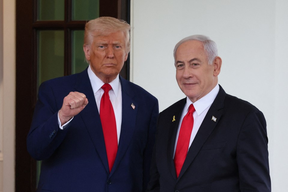 President Donald Trump and Israeli Prime Minister Benjamin Netanyahu at the White House.
