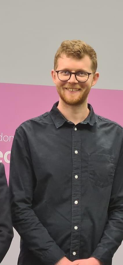Sam Gould, Wes Streeting's aid, at a council count.