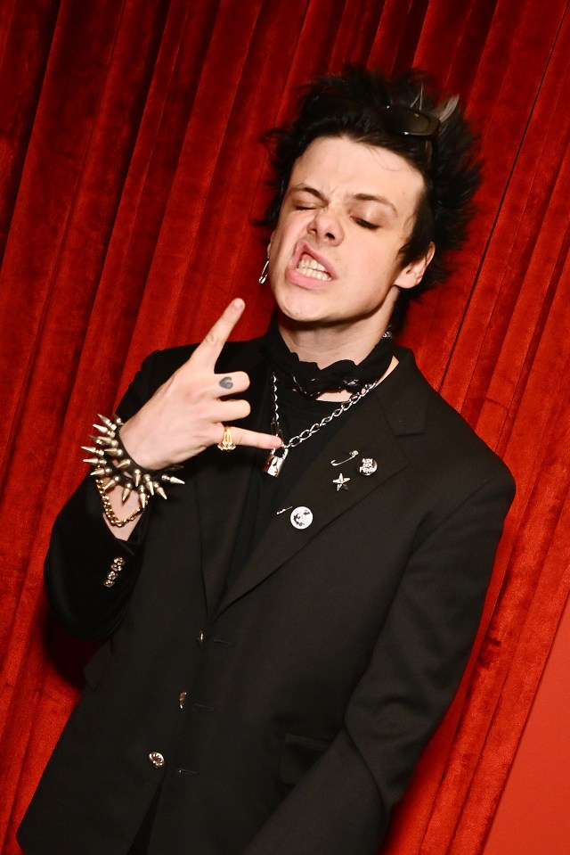Yungblud at a British GQ and Christian Louboutin dinner.