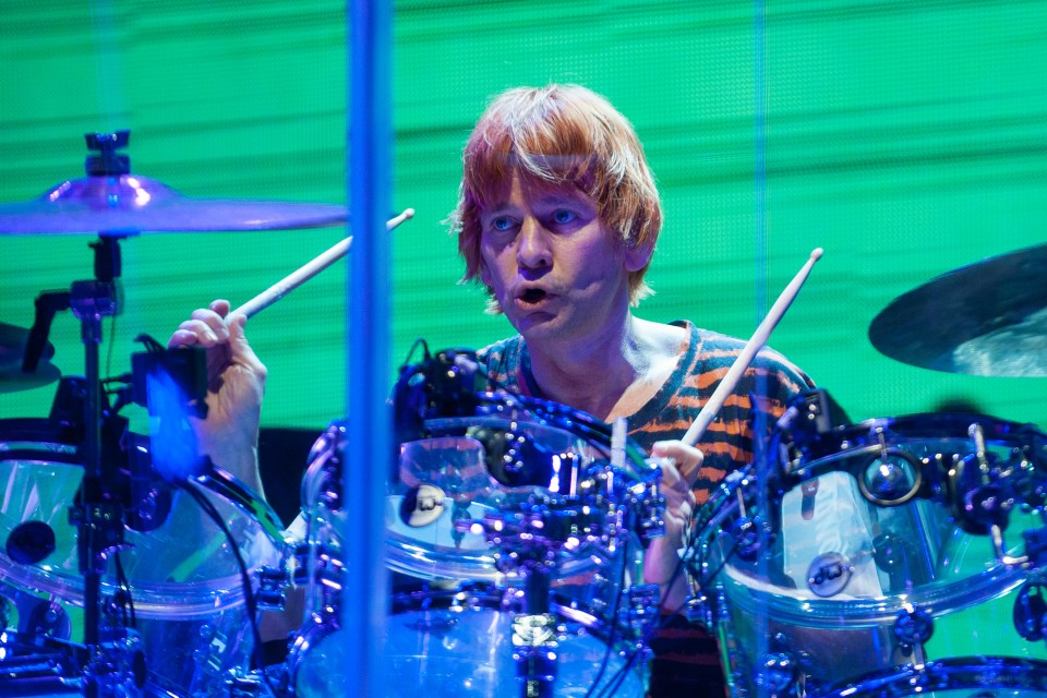 Zak Starkey of The Who performing at The O2 Arena.