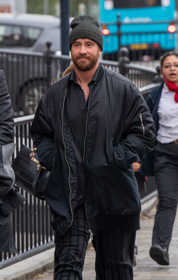 Danny Cipriani leaving court after his divorce.