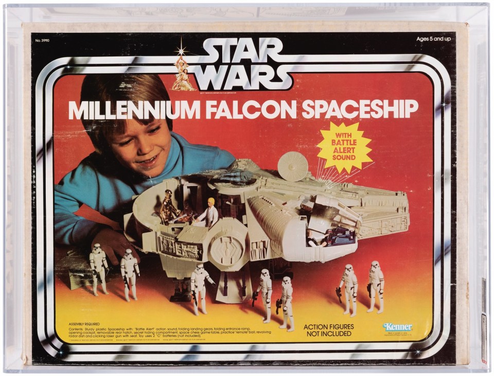 Jeff Jacob , of Denver, Colorado, is also selling a 1978 Millennium Falcon spaceship, set to make £15,000