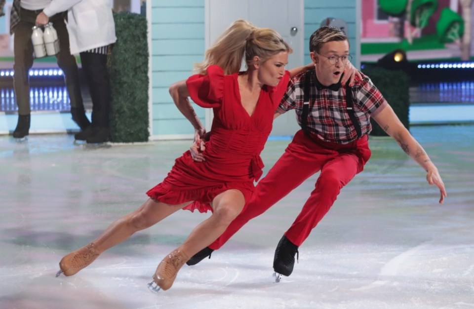 Editorial use only Mandatory Credit: Photo by Matt Frost/ITV/Shutterstock (12835064cv) Connor Ball and Alexandra Schauman 'Dancing On Ice' TV show, Series 14, Episode 8, Hertfordshire, UK - 06 Mar 2022