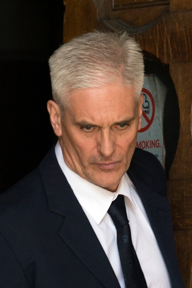 David Hunt leaving the High Court.