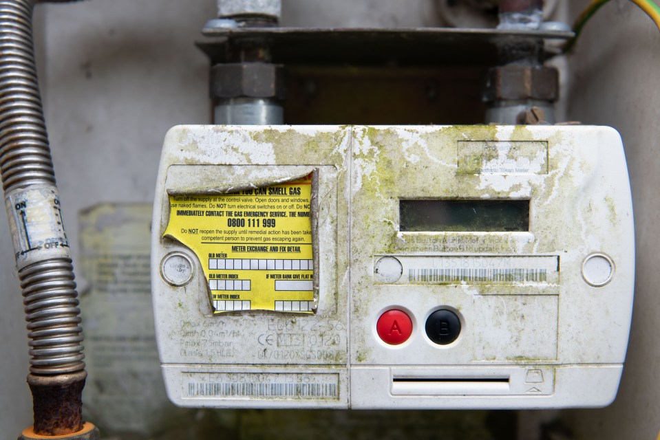 Prepayment gas meter.