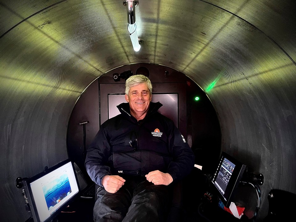 Stockton Rush piloting the Titan submersible.
