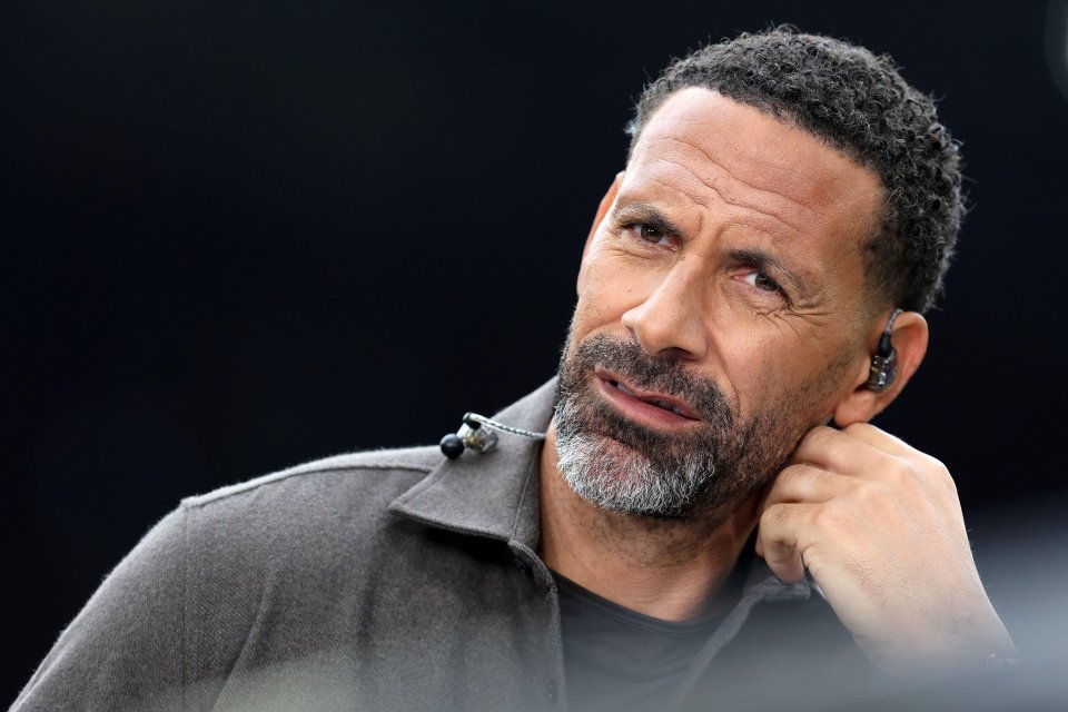 Rio Ferdinand, football pundit for TNT Sports.