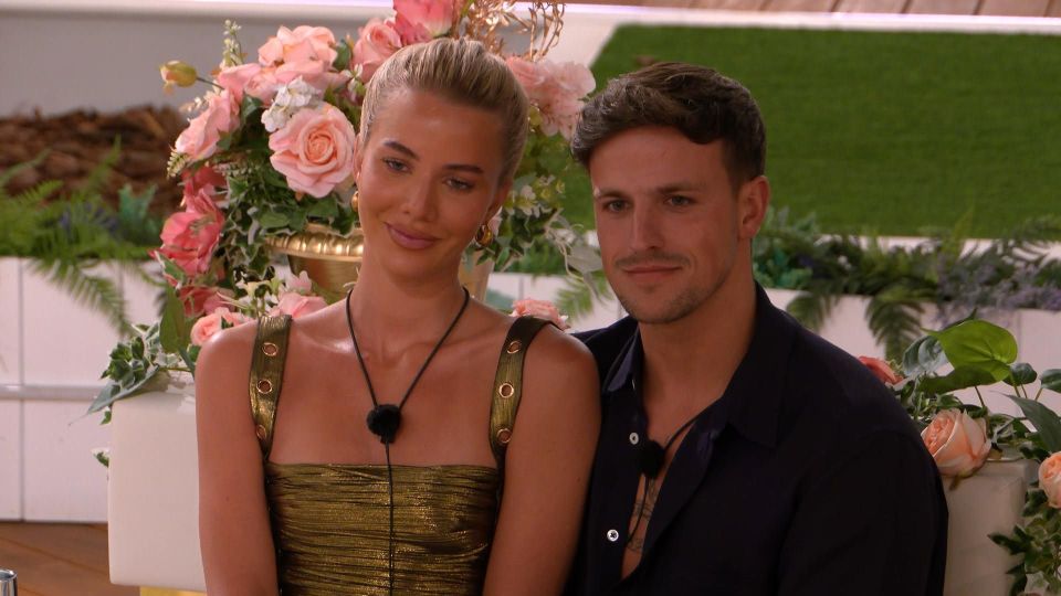 Grace Jackson and Luca Bish from Love Island.