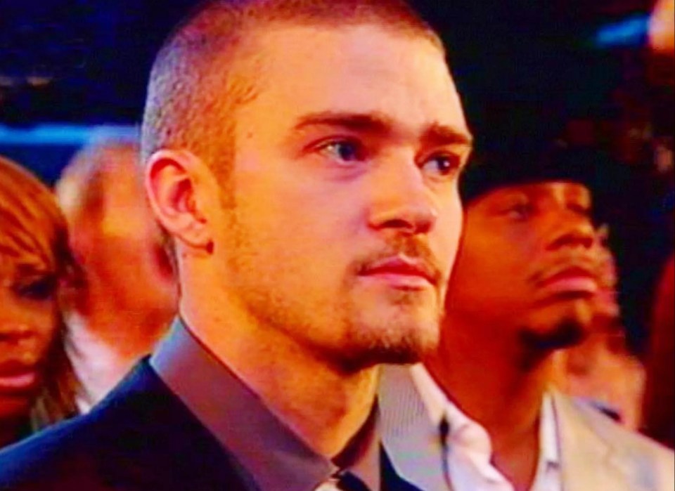 Justin Timberlake at the MTV Music Awards.