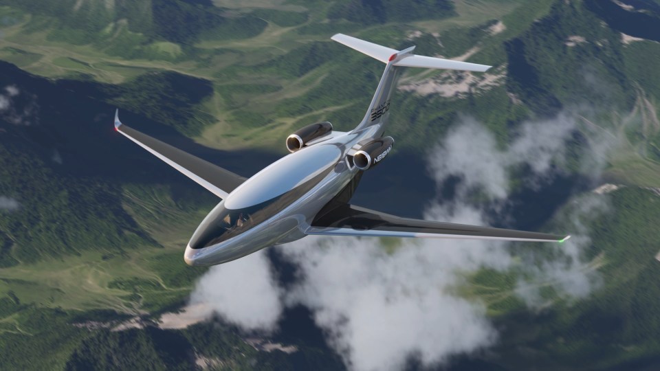 Illustration of the Otto Aviation Phantom 3500 aircraft in flight.