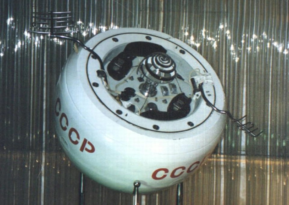 Soviet Cosmos 482 spacecraft model.