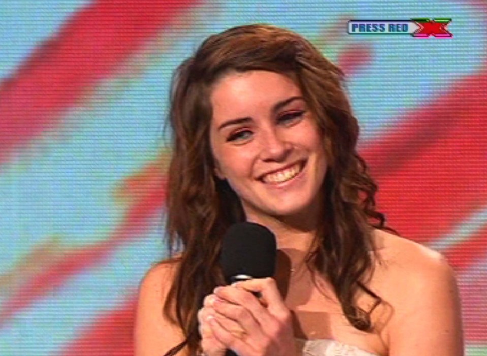 Lucie Jones on The X Factor.