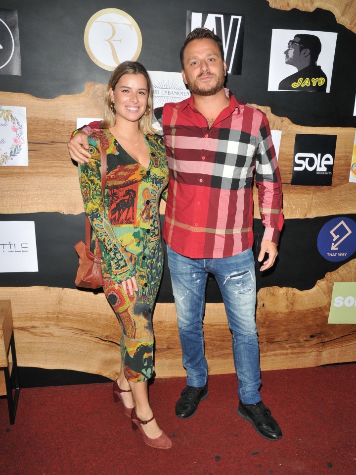 Shelley Rae and Dapper Laughs (Daniel O'Reilly) at the National Social Media Awards.